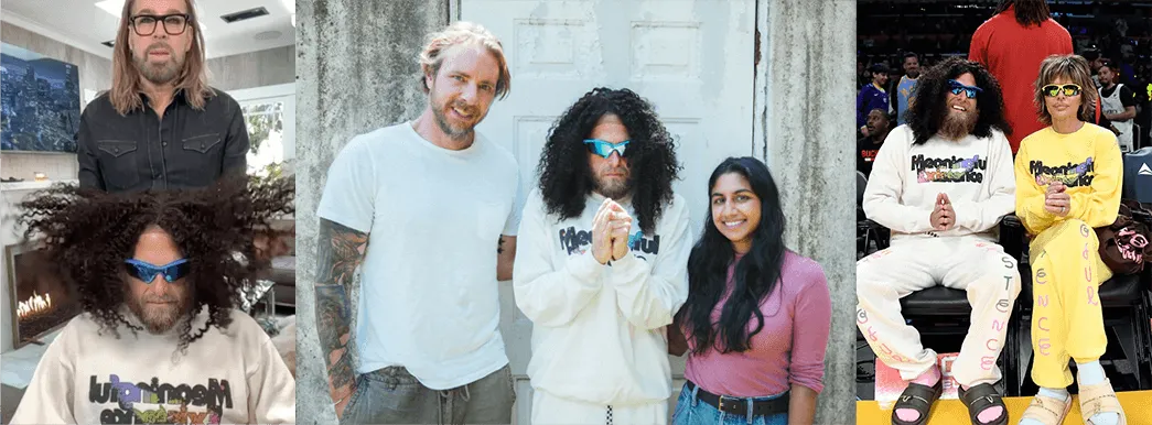 Dax, Chaz, and Lisa wearing something something something